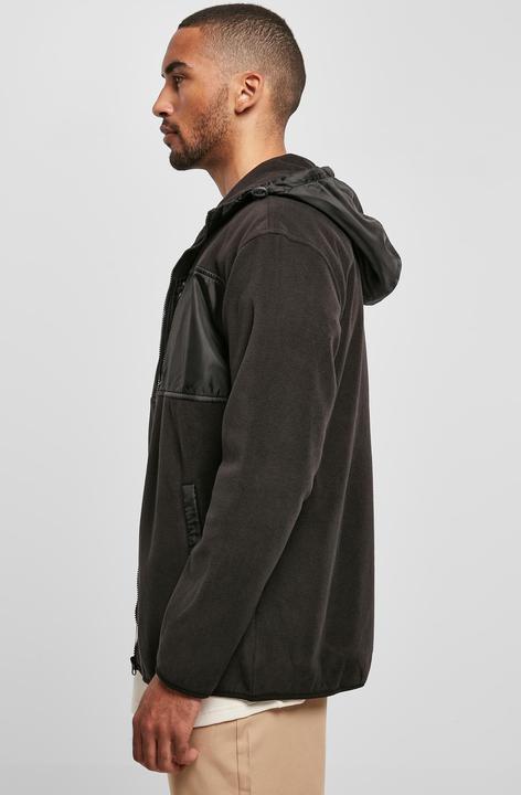 Actual product image Urban Classics Hooded Micro Fleece Jacket - 19437 (S)
