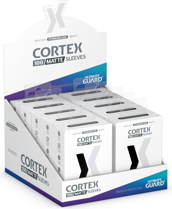Actual product image Ultimate Guard Kartenhülle Cortex Sleeves Standard Matt-Schwarz 100