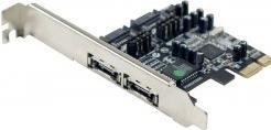 Actual product image Générique PCI-Express to SATA Controller Dual Channel- 2 int/2 ext P