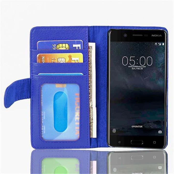 Actual product image Cadorabo Book with 3 card slots cover (OnePlus 5)
