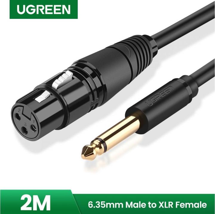 XLR Auf 6,35mm Klinke Stereo - Mikrofonkabel Audio Adapter Kabel AUX - Studio Qualität