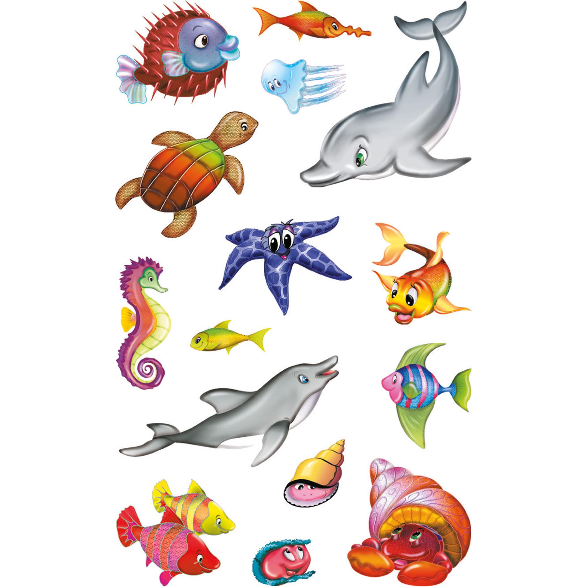 Thumbnail - Z-Design, Sticker, Sticker Meerestiere