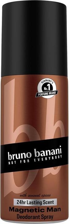 Bruno Banani Magnetic Man Deodorant Aerosol Spr 150 ml (Spray, 150 ml)
