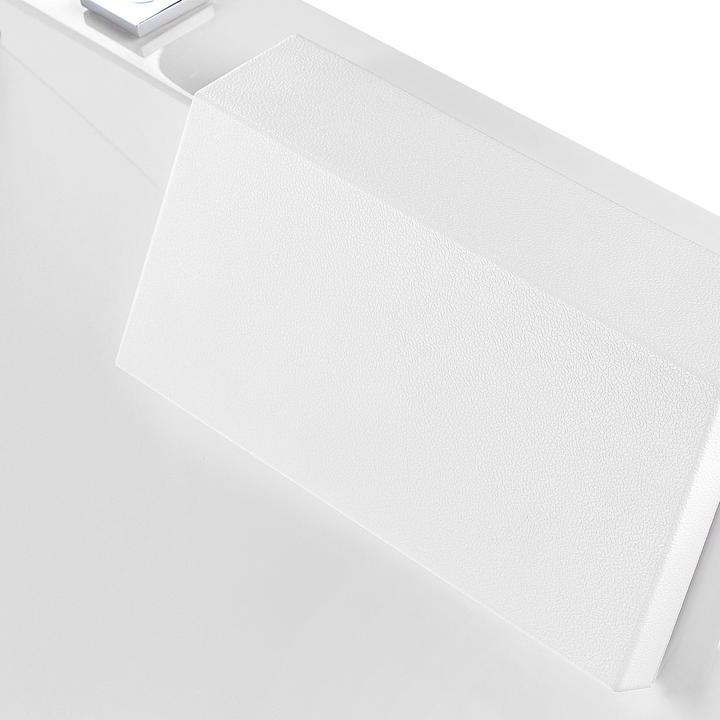 Produktbild Beliani Whirlpool Badewanne weiss freistehend rechteckig 170 x 80 cm OYON (270 l, 170 cm, 80 cm)