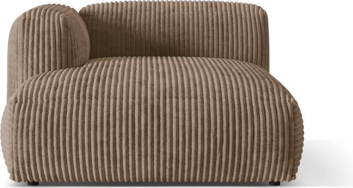 Image du produit Micadoni Chaise longue modulable gauche, "Martina", 1 Place, 176x123x75 Fabriqué en Europe (Recamière)