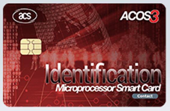 Actual product image ACS ACOS3 Smart Card (Combi), MOQ