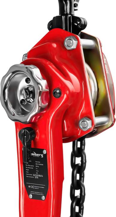 Produktbild Steinberg Ratschenzug Hebelzug Handhebezug Ketten Ratschenzug Flaschenzug 3 T Kette 3 m