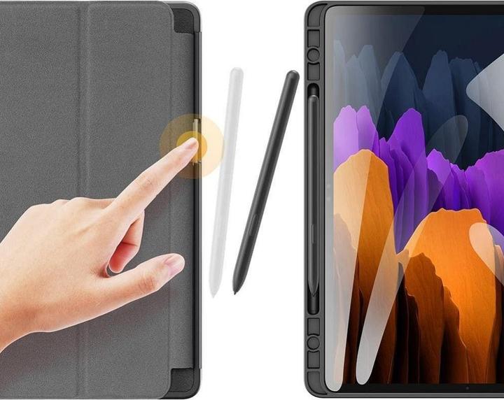 Actual product image Dux Ducis Case Domo Samsung T870 / T875 Tab S7 11 / X700 / X706 Tab S8 black (Galaxy Tab S7, Galaxy Tab S8)
