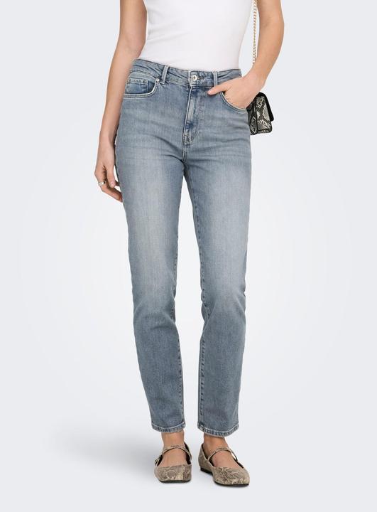 Produktbild Only Gerade geschnitten Hohe Taille Jeans Straight-Fit jeans (W27/L30)