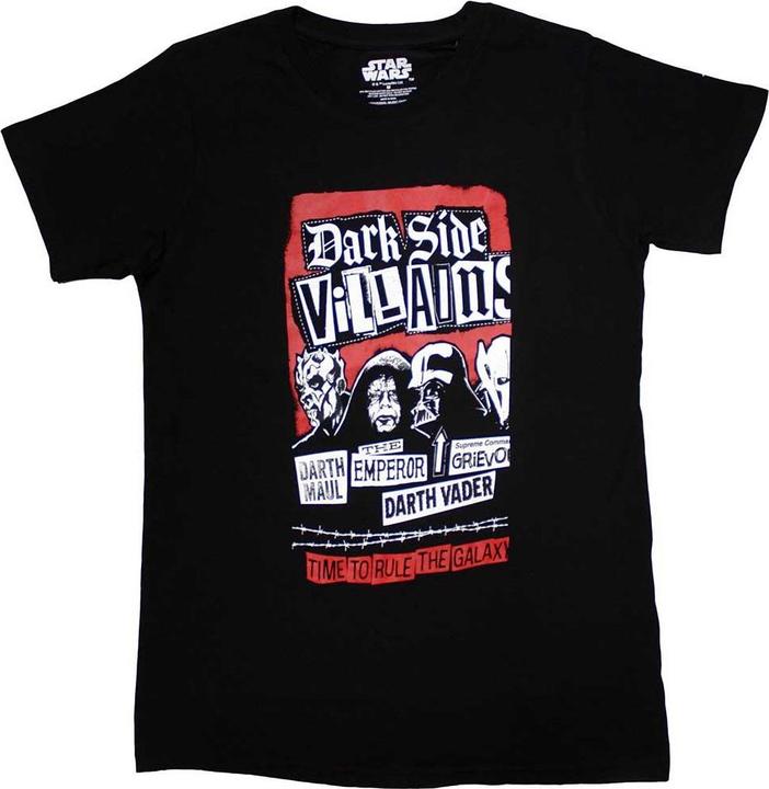 Produktbild Star Wars Dark Side Villains TShirt (S)