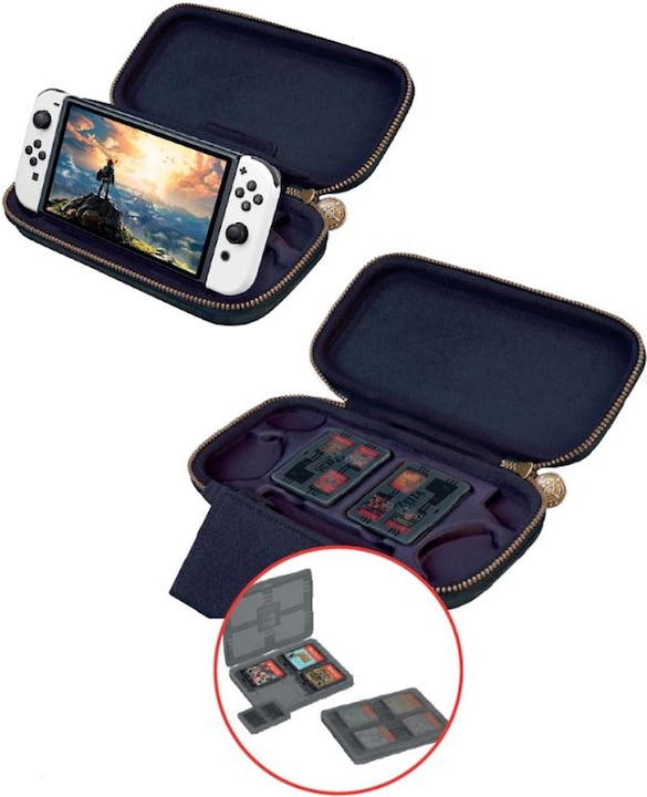 Actual product image Bigben Deluxe Travel Case Zelda (Switch Lite, Switch OLED)