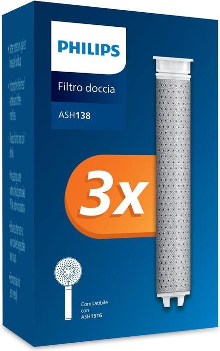 Actual product image Philips ASH138/10 Ersatzfilter für Duschbrause (3x)