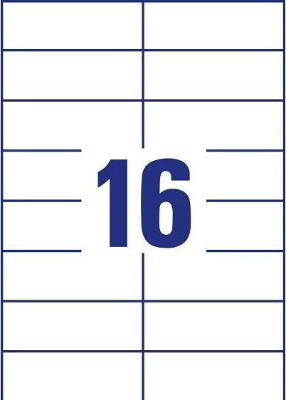 Actual product image Avery Universal labels