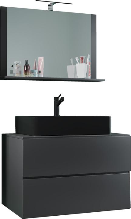 Actual product image VCM 3-piece Washbasin Bathroom Furniture Lendas 80 cm M