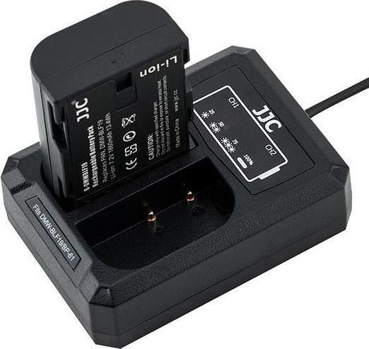 Image du produit JJC Chargeur double USB pour Panasonic BLF19 / BLK22 (Chargeur)