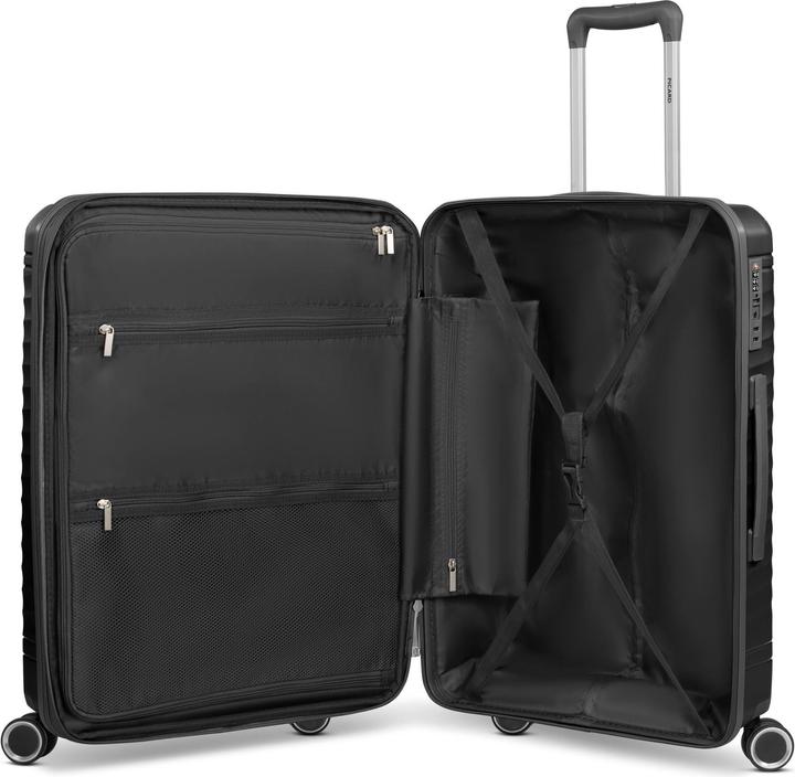Immagine prodotto Picard Set di valigie Vienna a 4 ruote 3 pezzi con piega elastica (195 l)