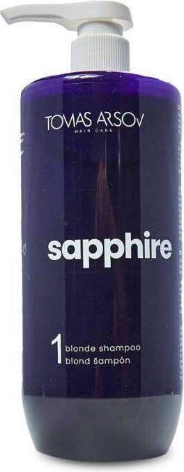 Immagine prodotto Tomas Arsov Shampoo per capelli biondi, decolorati e con mèches Sapphire (Shampoo Biondo) 250 ml (1000 ml, Shampoo liquido)