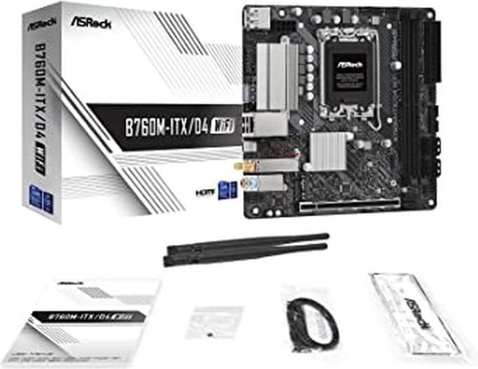 Image du produit AsRock B760M-ITX/D4 Intel DDR4 S1700 (LGA 1700, Intel B760, Mini-ITX)