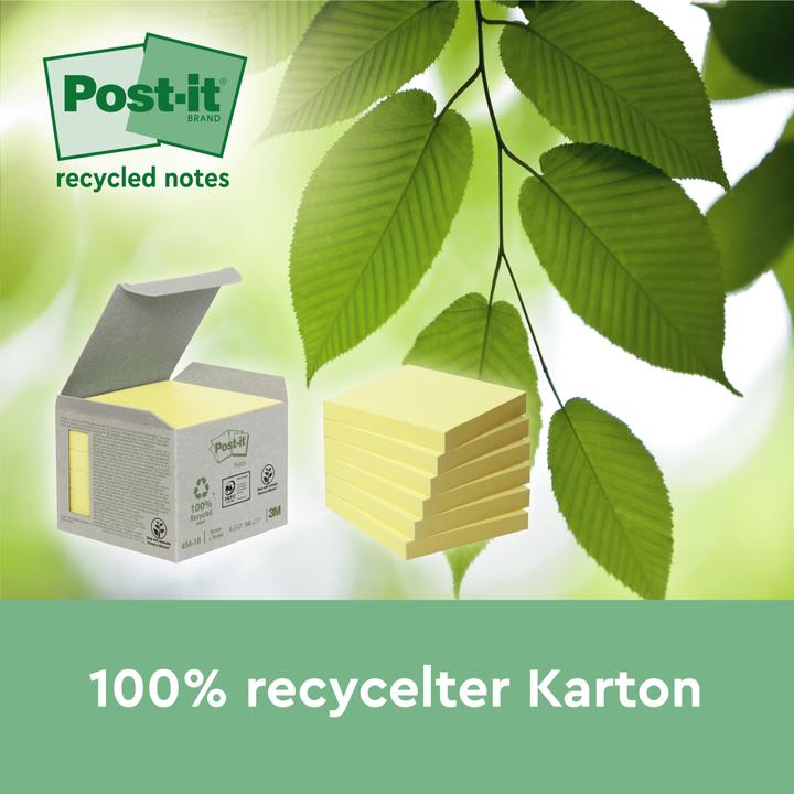 Actual product image Post-it Recycling Z-Notes (76 x 76 mm)