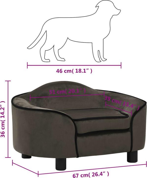 Immagine prodotto vidaXL Hundesofa (Cane)