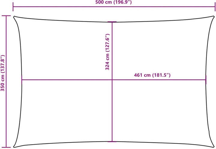 Produktbild vidaXL Nezhatok (350 x 500 cm)