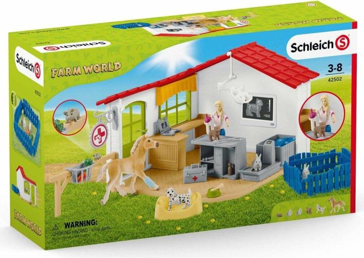 Produktbild Schleich Tierarzt-Praxis mit Haustieren