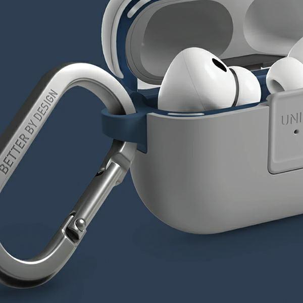 Actual product image Uniq etui Clyde Lock Case AirPods Pro 2 (2022/2023) beżowo-żółty/ivory-canary yellow (Headphone bag)