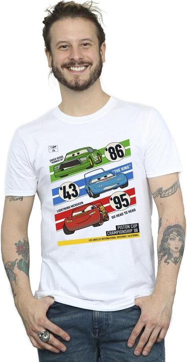Immagine prodotto Disney Cars Piston Cup Champions Maglietta Uomo (XL)
