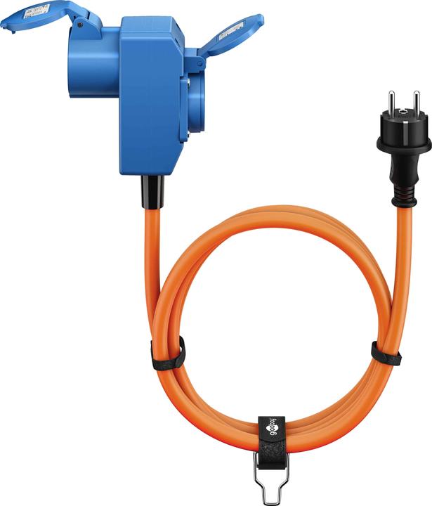 Cordon Prolongateur En Plastique De Qualité 25m Noir H05VV-F 3G1,5 *CH