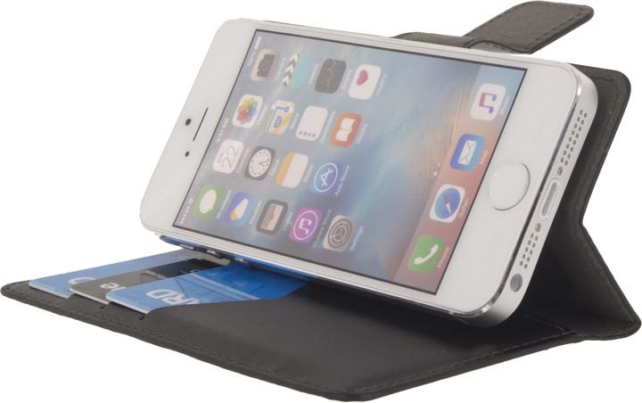 Produktbild Mobilizera Universal Cover Med Kortlommer M Sort Max125mm X 60mm (Sony Xperia Pro, Apple iPhone 5s, Samsung Galaxy W I8150, Apple iPhone SE, Nokia Asha 303, Nokia E6-00, Apple iPhone 5, Apple iPhone 4, Apple iPhone 4s, Doro 1370, Nokia 225, Samsung Omnia W I8350, Nokia X2-01, HTC Desire S, Apple iPhone 5c, HTC One V)