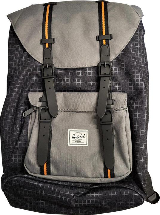 Produktbild Herschel Rucksack Little America MidVol Black Grid (17 l)