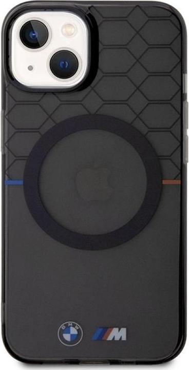 Produktbild BMW Etui BMHMP14SHGPK iPhone 14 6.1" szary/grey Pattern MagSafe (Apple iPhone 14)
