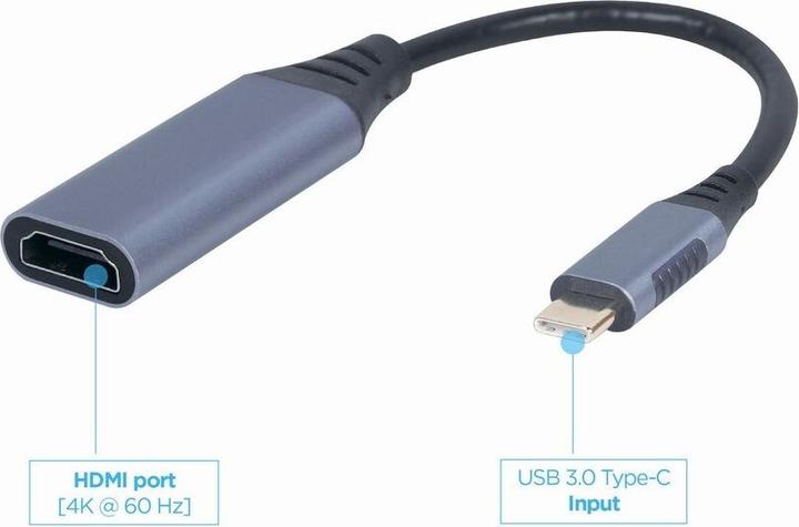 Image du produit Gembird USB C — HDMI (Typ A) (0.15 m)
