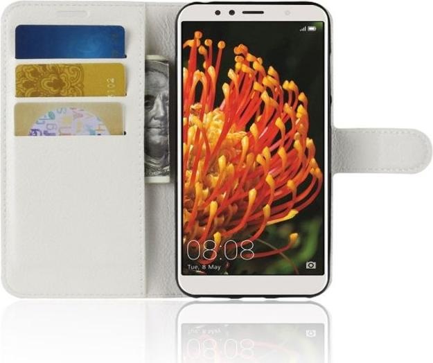 Produktbild MU Classic Litchi Leder Bookcover Series (Huawei Y6 (2018))