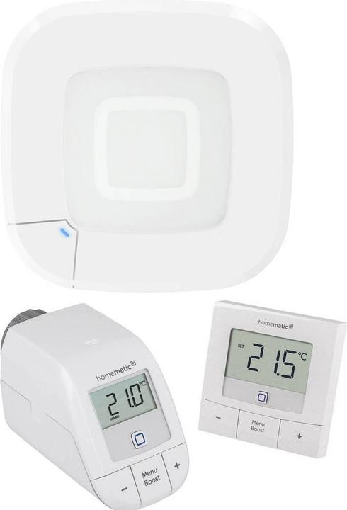 Immagine prodotto Homematic IP Set bestehend aus Funk Access Point 2, Heizkörper- sowie Wandthermostat