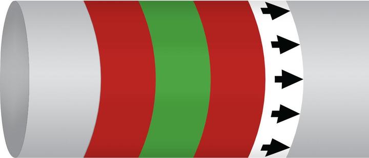 Produktbild Brady B-7541, ISO 14726 IMO Rohrmarkierer - Fire fighting water (Wasser zur Brandbekämpfung), Poly