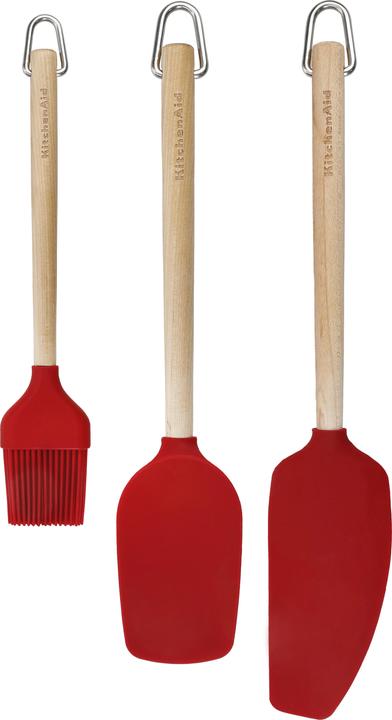 KitchenAid Bakset met deegborstel, lepel en mixerspatel