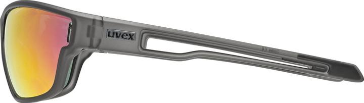 Actual product image Uvex Sports sportstyle 806 (smoke matt, Mirror Red)