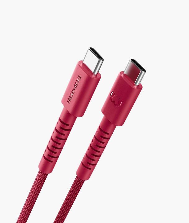 Image du produit Fresh'N Rebel Fresh 'n Rebel USB-C to USB-C Berry Red (2 m, 100 W)