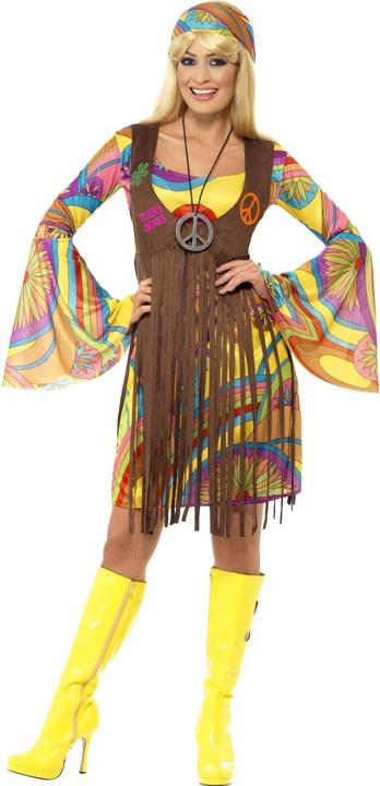 Actual product image Smiffys Womens/Ladies 60s Groovy Costume Set (M)
