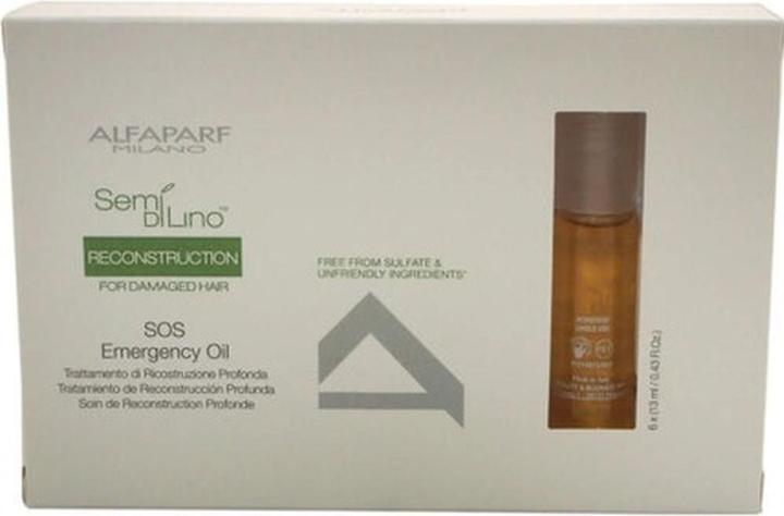 Alfaparf Semi Di Lino Wiederaufbau SOS Notfallöl 13ml (13 ml)