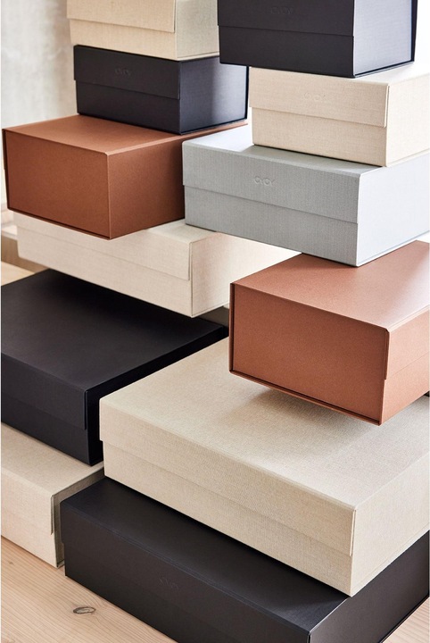 Produktbild Oyoy Aufbewahrungsbox Hako A4 Caramel (1 x 35 x 54 cm, 1.89 l)