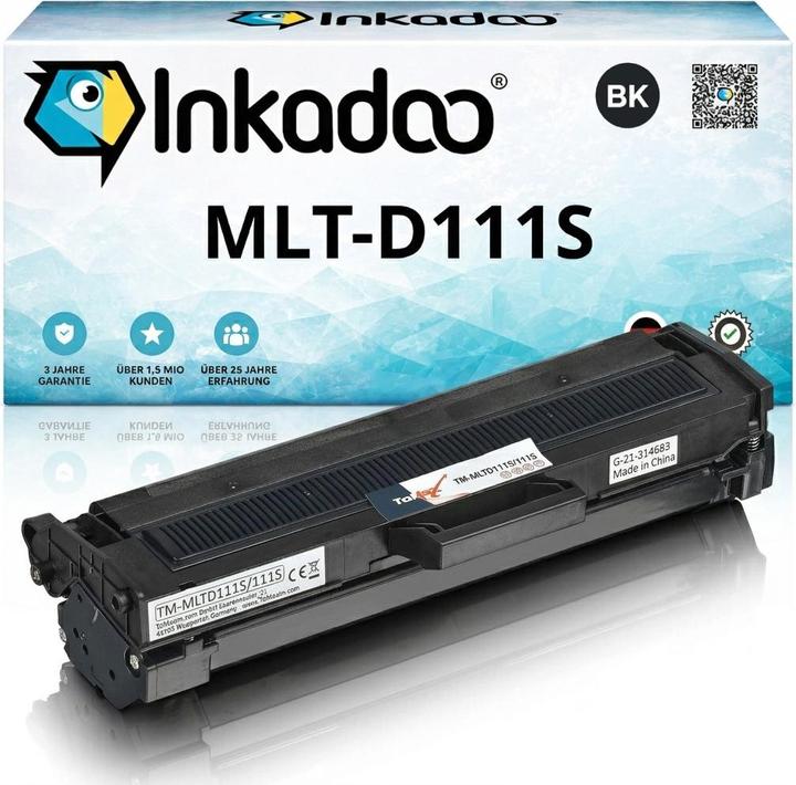 Produktbild Inkadoo kompatibler Toner als Ersatz für Samsung MLT-D111S/ELS passend für Samsung Xpress M 2020 Xpress M (BK)