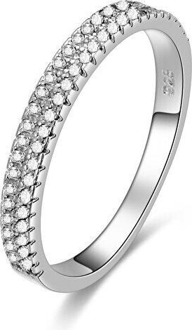 Produktbild Beneto Silver ring with zircons AGG337 - Circuit: 58 mm (L) (58)