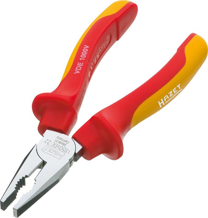 Actual product image HAZET Combination pliers ∙ with protective insulation 1850VDE-44 (200 mm)