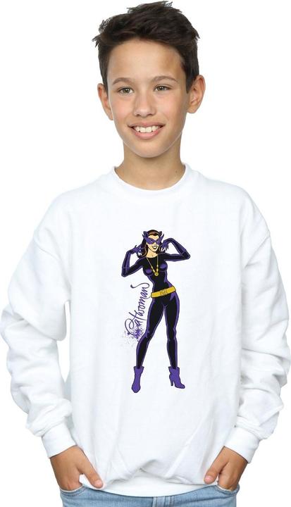 Image du produit - Sweat CATWOMAN HAPPY POSE - Garçon (152, 158)