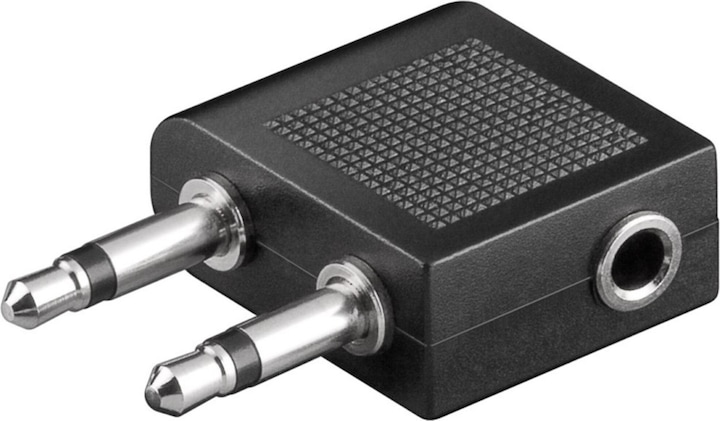 Produktbild Goobay Kopfhörer Flugzeug-Adapter (Flugzeug-Adapter)