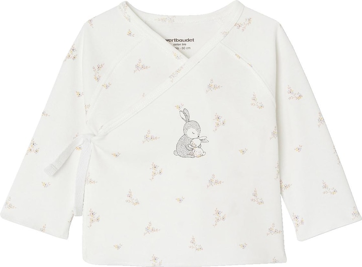 Actual product image Vertbaudet Organic collection: Baby wrap jacket BASIC (44)
