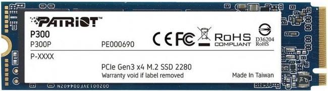 Productafbeelding Patriot P300 (512 GB, M.2 2280)