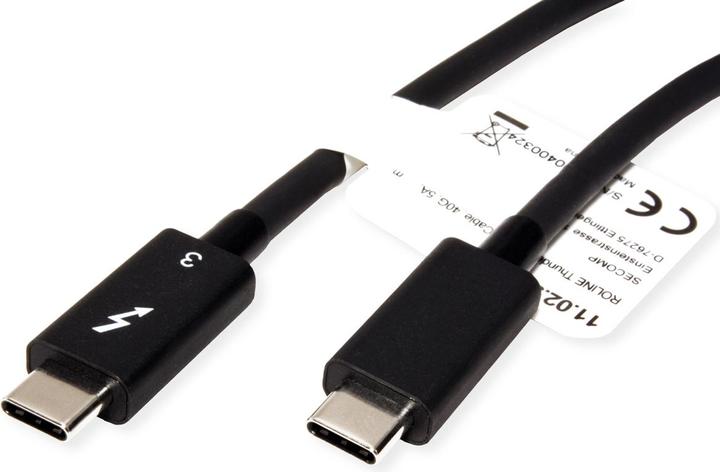 Produktbild Roline Thunderbolt 3 — Thunderbolt 3 (0.50 m, USB 3.2 Gen 2, 100 W)